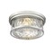 Z-Lite Clarion 2 Light Flush Mount, Brushed Nickel & Inner Clear Water & Outer Clear 493F2-BN - alternate 5